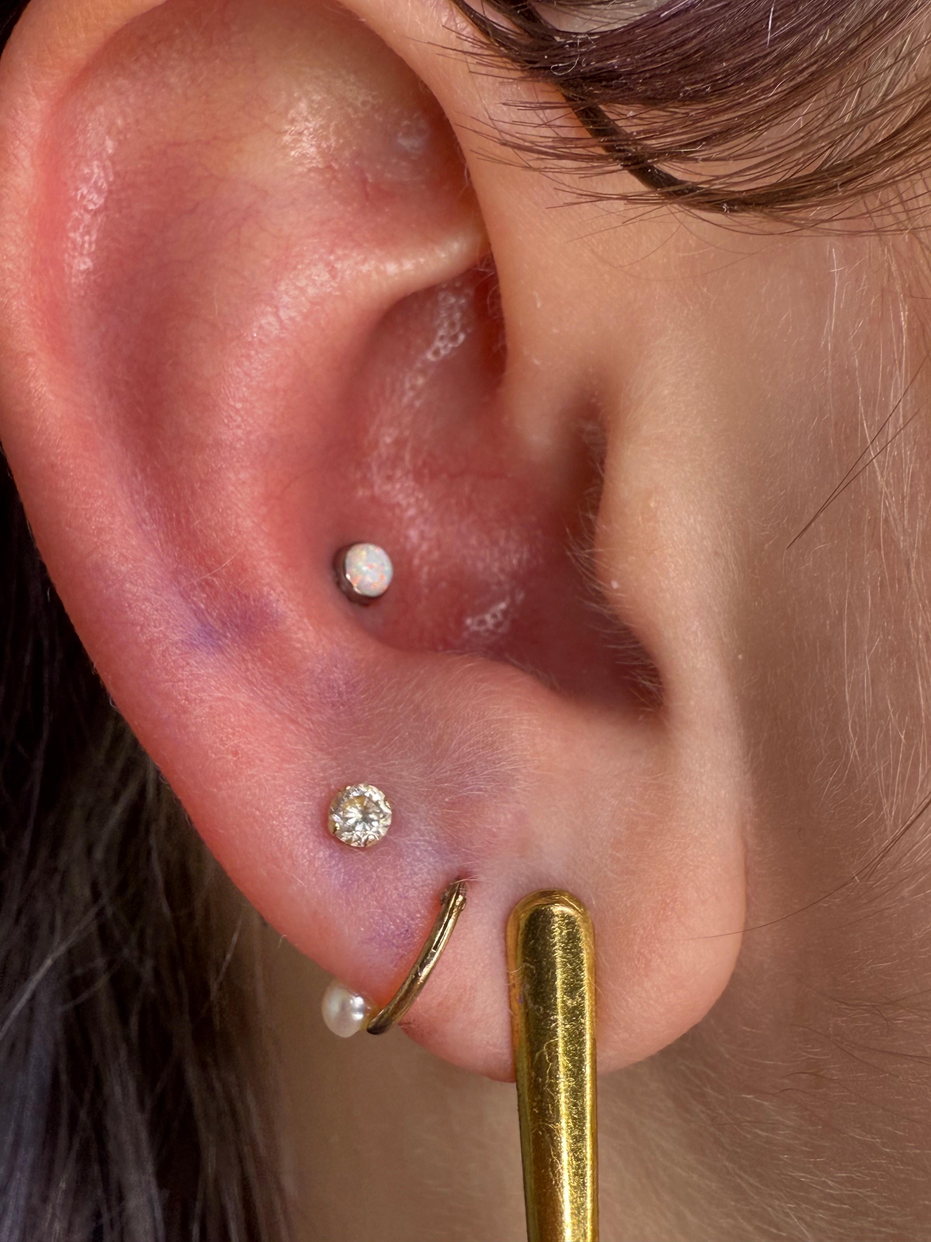 Conch piercing