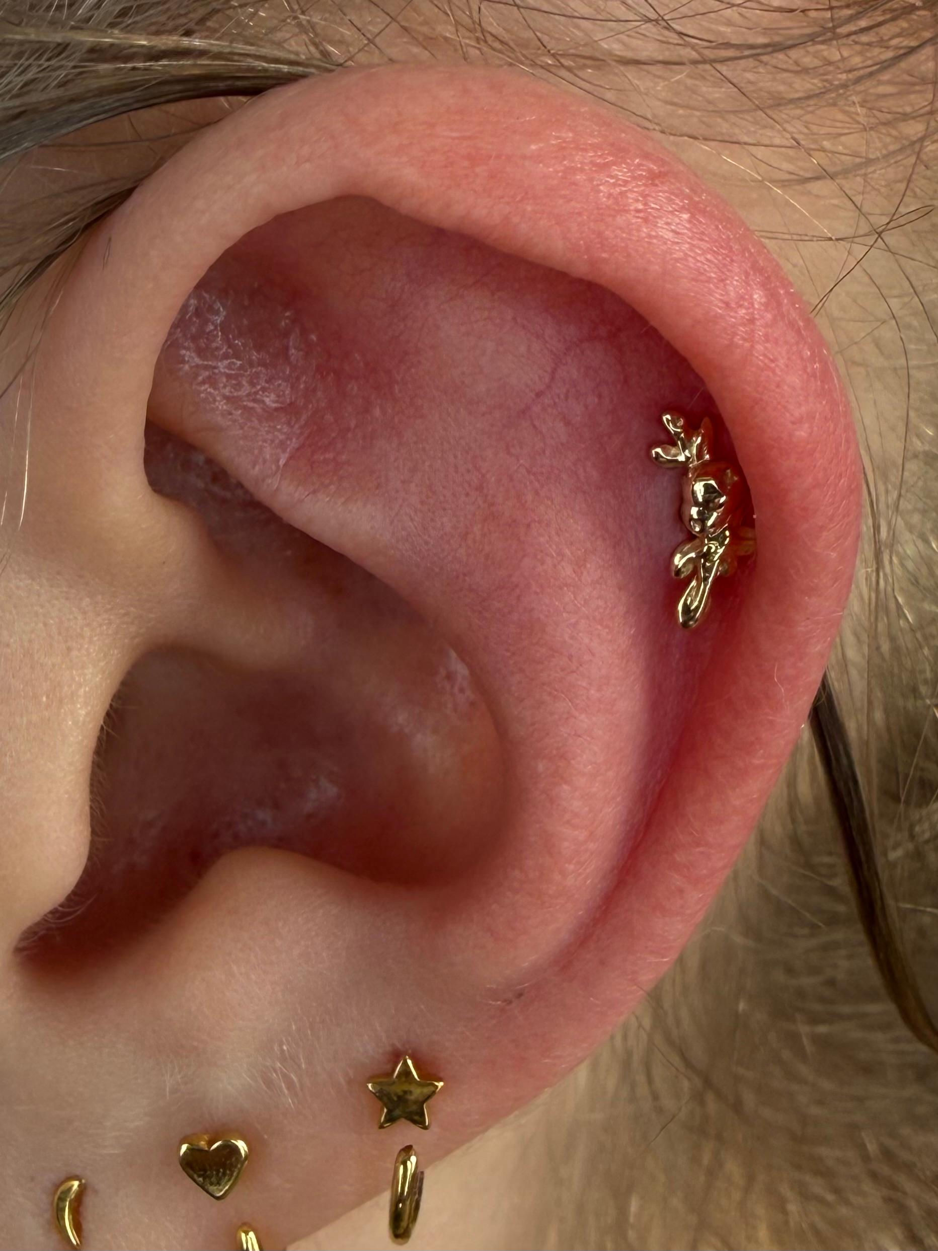 Helix/Flat piercing