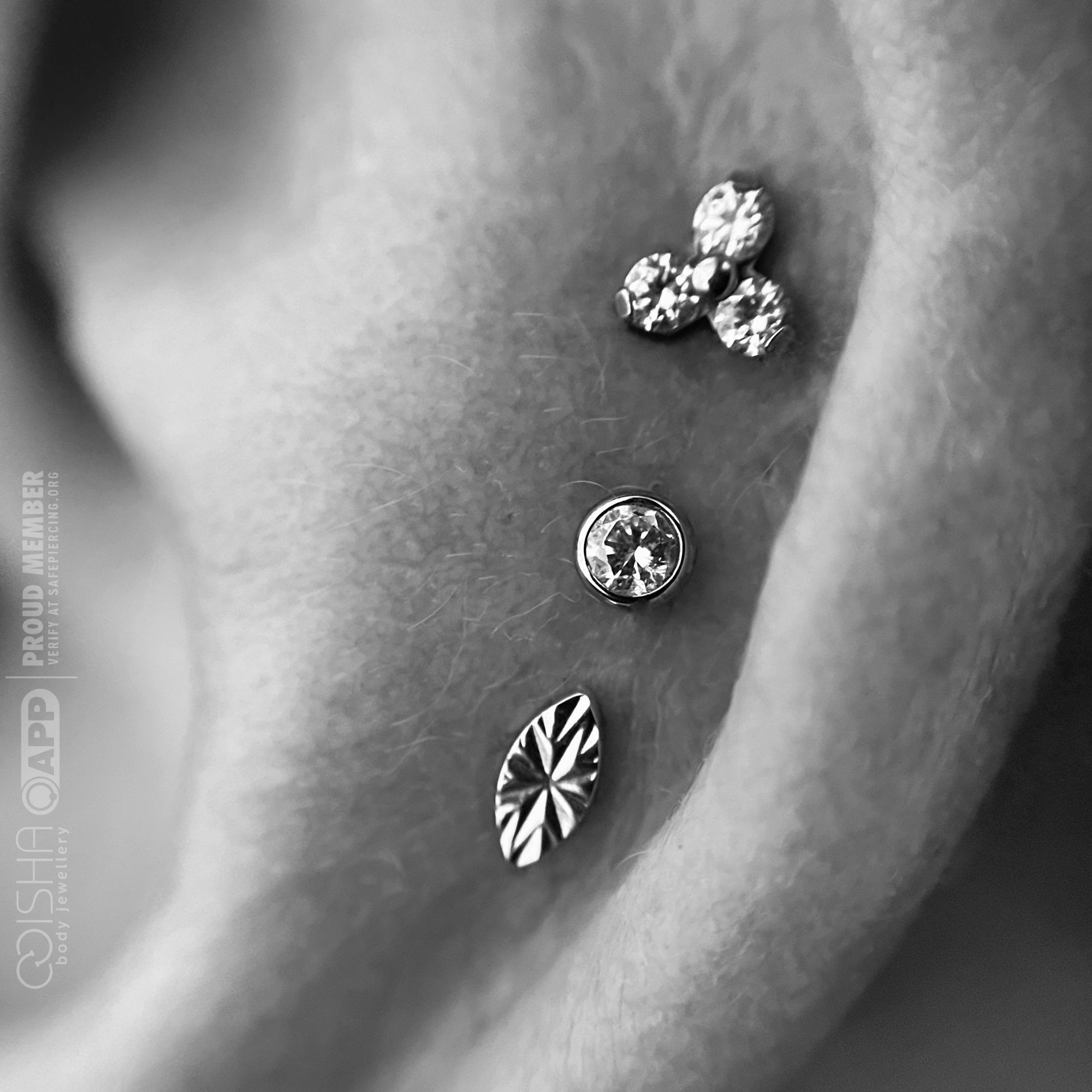 Three Piercings / One Client (16 years+)