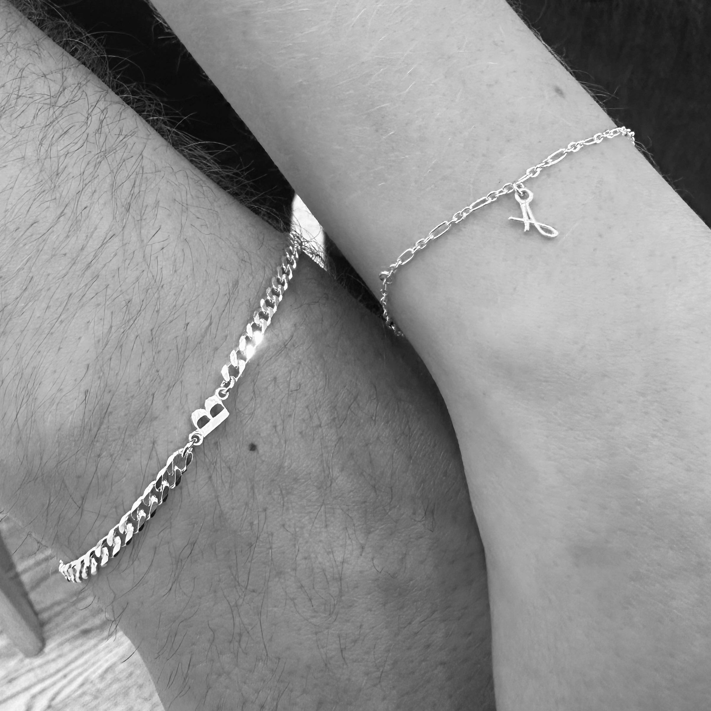 Two Welded Bracelets for a Couple / Besties